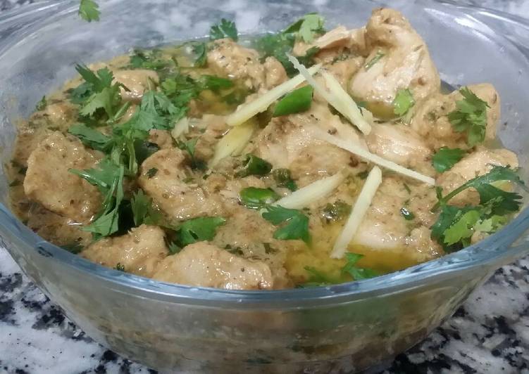 Recipe of Super Quick Homemade Chicken White Karahi