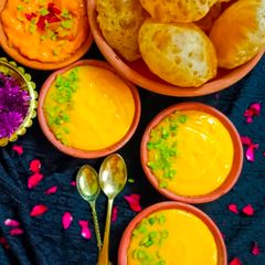 Aamras Poori A picture of Aamras Poori.