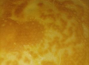 Una foto de Fainá de queso apto celíacos. (En sartén)