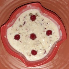 A picture of Apple Roasted Almond Raita.