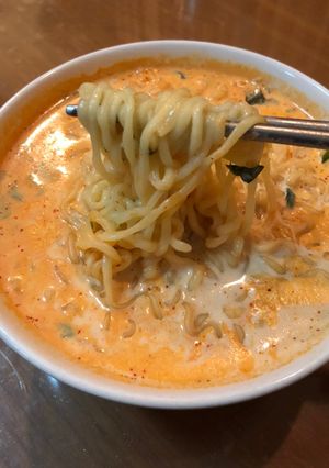 Foto resep Ramyun susu