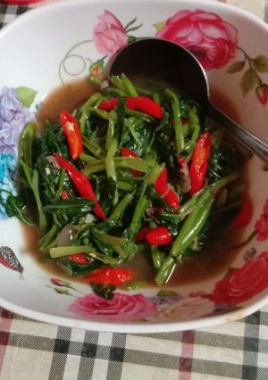 Foto resep Tumis kangkung saos tiram