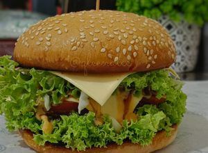 Gambar Beef Burger Ramly Mudah,Syempoiii!!!😋👌