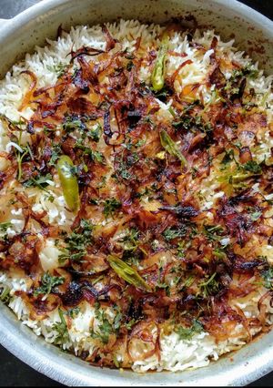 A picture of Veg Dum Biryani.
