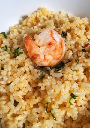Foto resep Nasi goreng udang sambal roa