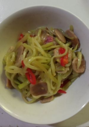 Foto resep Tumis Labu Siam Bakso