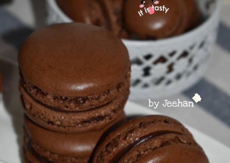 Resep Chocolate Macarons, Bisa Manjain Lidah