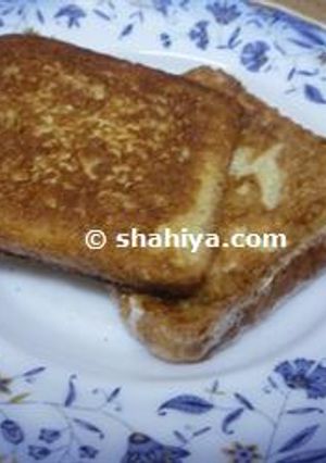 صورة لوصفة طريقة عمل شرائح التوست بالبيض لإفطار لذيذ وسهل