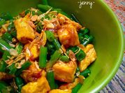 Gambar bunga bawang tahu saus tiram