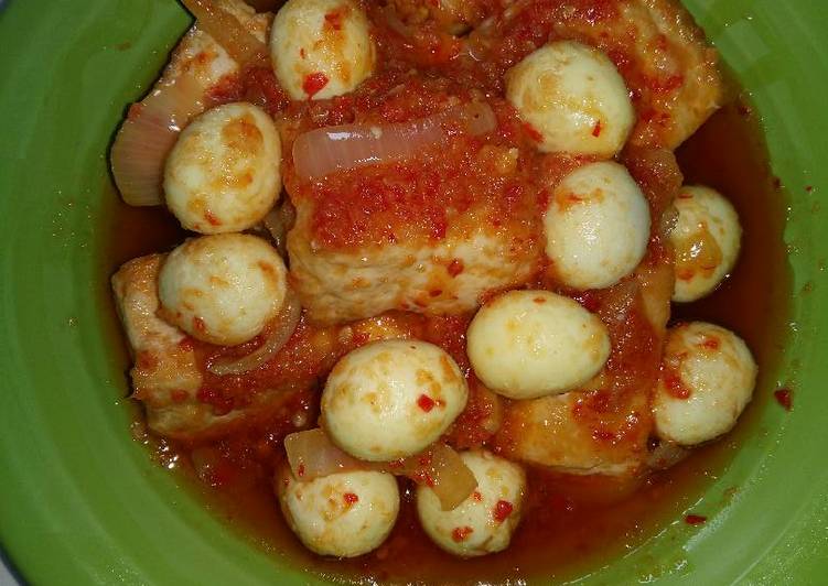 Balado tahu puyuh 🐣