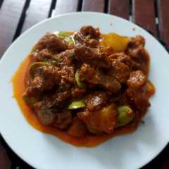 A picture of Sambal Goreng Hati Ayam.