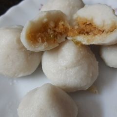 A picture of Coconut filled pittha.
