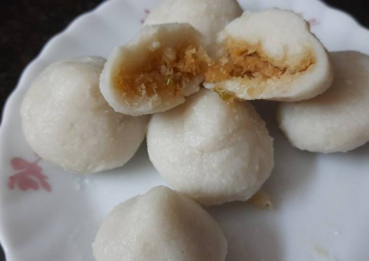 Coconut filled pittha Coconut filled pittha