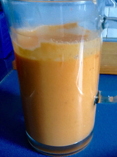Una foto de Salmorejo andaluz (sin pan)