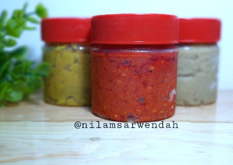 Bumbu Dasar (merah, putih, kuning)