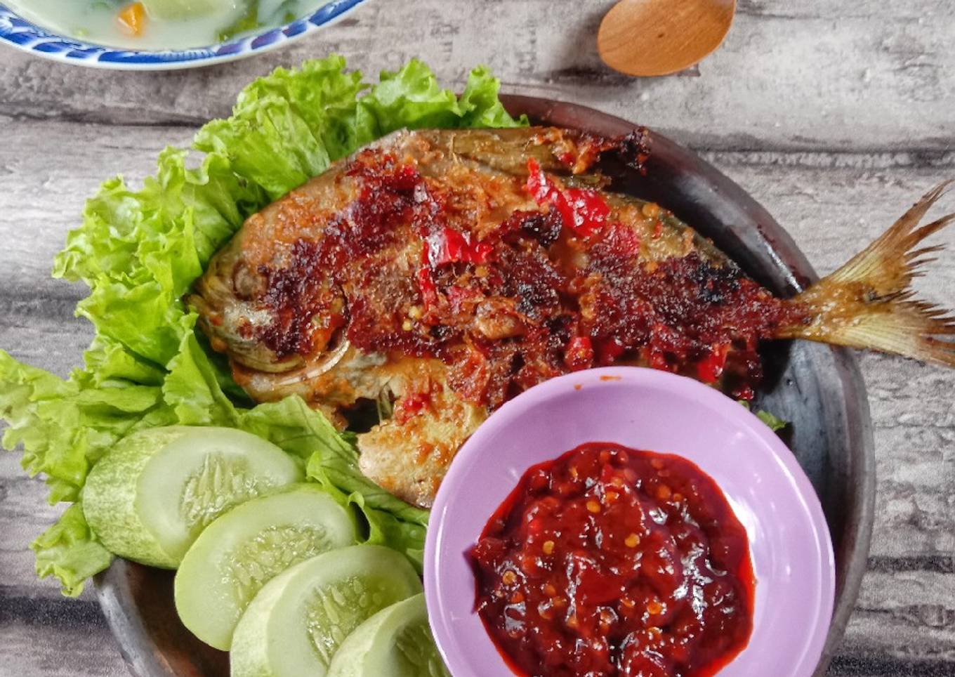 Bawal Bakar Khas Makassar