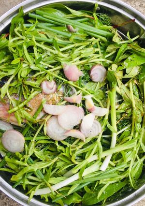 Hình của món Cá Hấp.