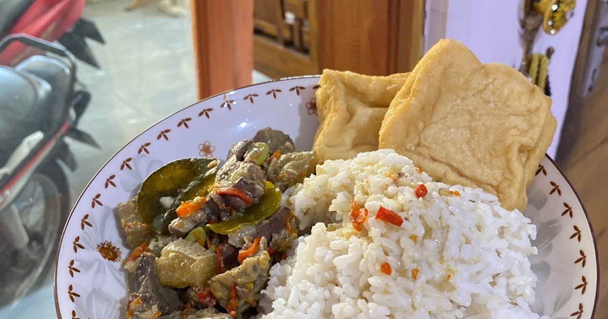 Nasi liwet rice cooker simple