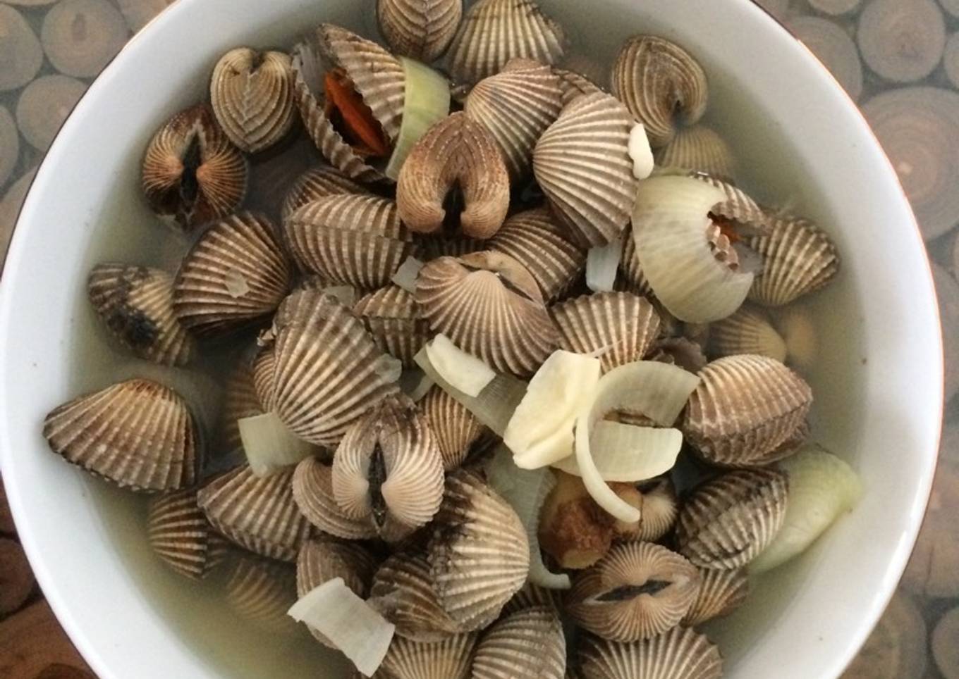Kerang dara rebus