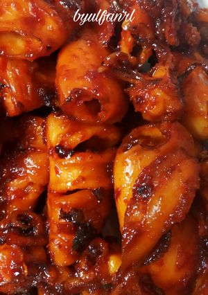 Foto resep Cumi bakar pedas