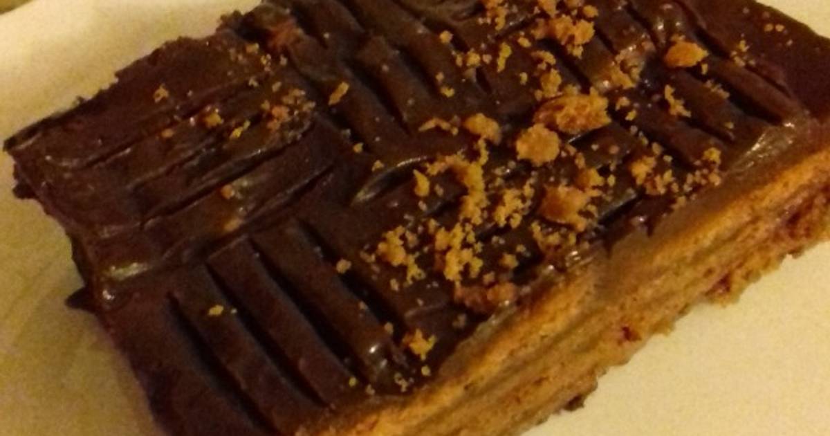 Gateau Rapide Speculoos Cafe Chocolat Sans Cuisson De Sweetynany971 Cookpad
