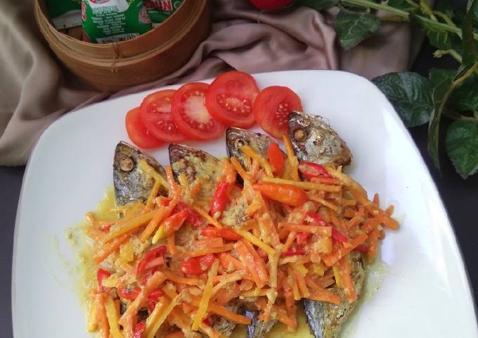 RECOMMENDED!  How to Make Ikan Kembung Acar Kuning Bersantan