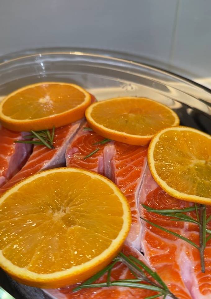 Форель у апельсині