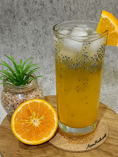 Foto resep Es Jeruk Selasih