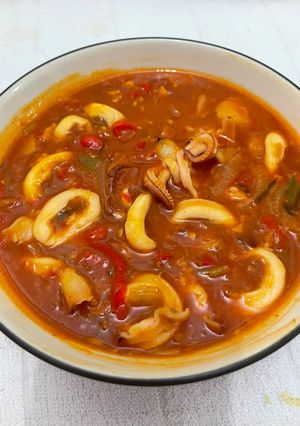 Foto resep Cumi Saos Padang