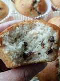 Vickys Chocolate Chip Banana Muffins, GF DF EF SF NF