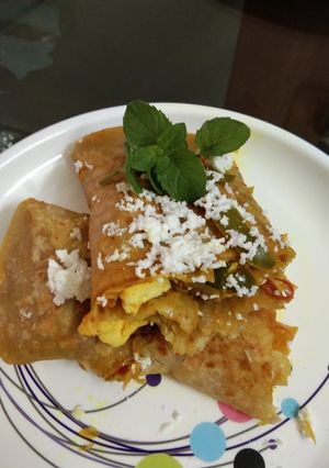 A picture of Whole wheat paneer Frankie.