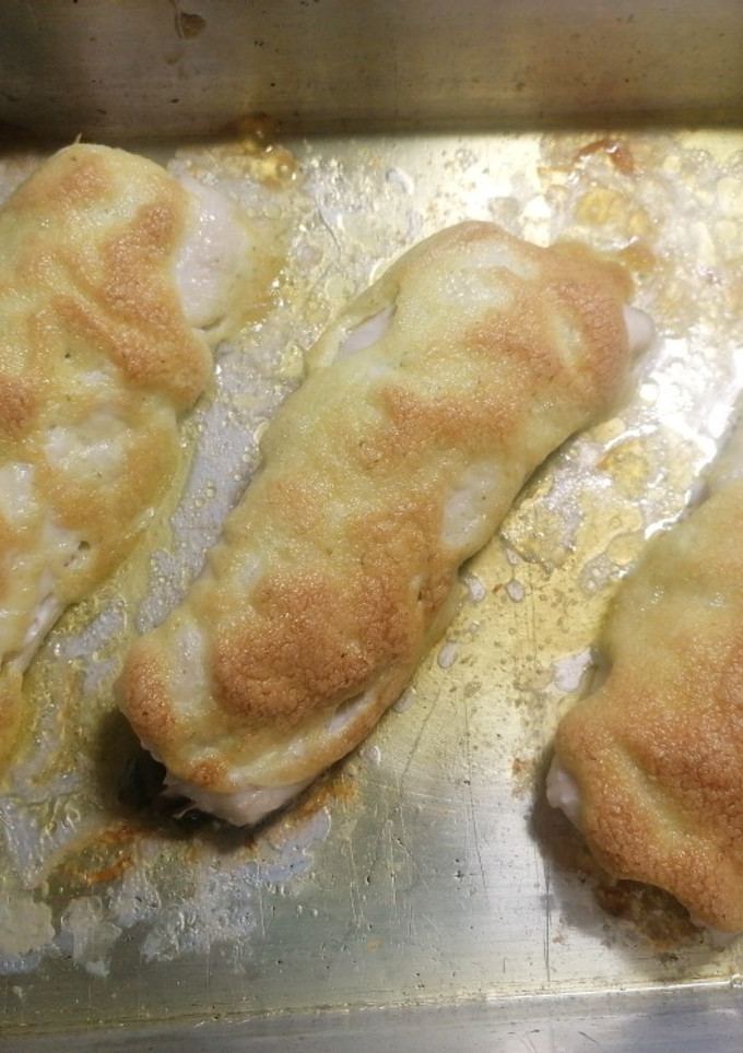 Una foto de Filete de merluza al horno con Ali oli