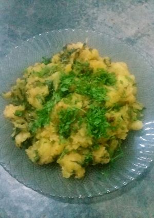 صورة لوصفة بطاطا بنكهة النعناع 🌿 والخضر 😍☆♡