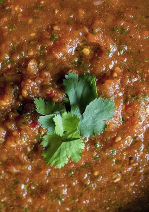 A picture of Fire Roasted Habanero Salsa.