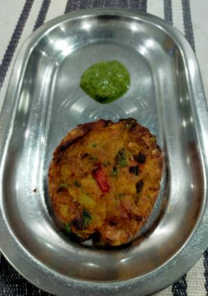 A picture of Aloo Tikki in Air Fryer.