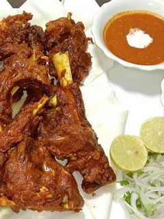 A picture of Mutton chops fry.