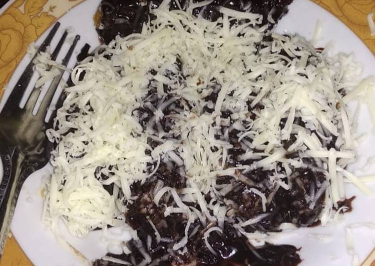 Pisang coklat keju krispi