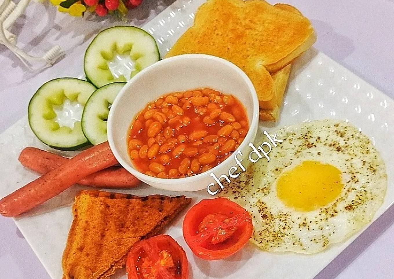 Simple English Breakfast list