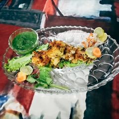 A picture of Paneer potato kebab.