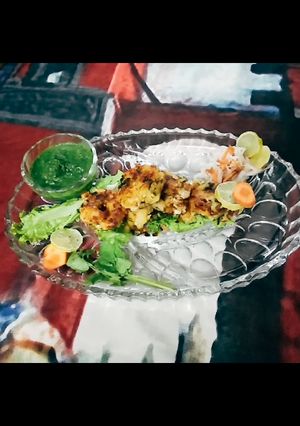 A picture of Paneer potato kebab.