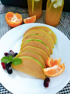 Foto resep Pancake Lipat Pandan