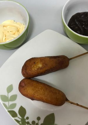 Una foto de Corn dogs