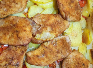 Tepsis karaj recept fotója