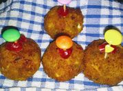 A picture of veggie cheese balls