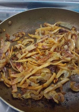 Hình của món Cách làm Mực chiên sốt tỏi ớt.