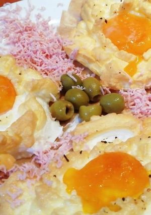 Una foto de Huevos Nube