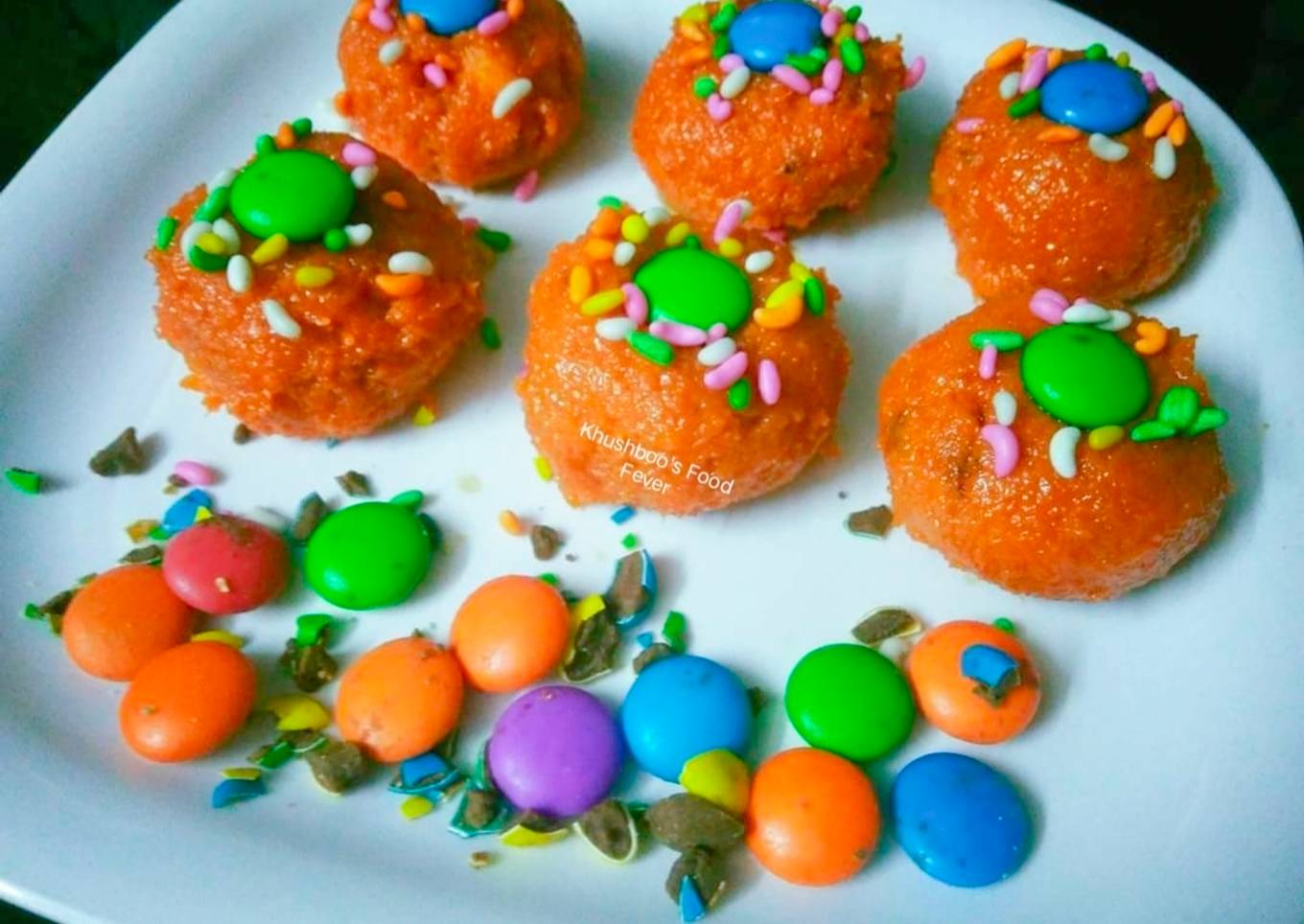 Carrot Gulkand Ladoo