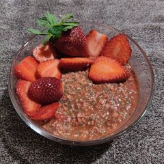 A picture of Strawberry Chia Seed Pudding.