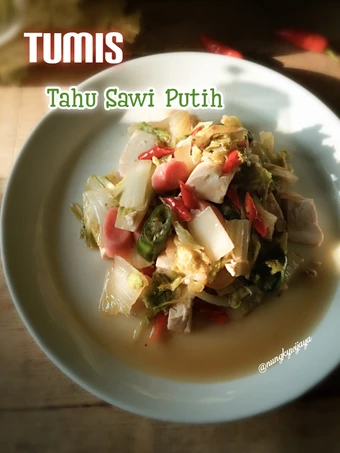 Cara Gampang Membuat Resep Tumis tahu sawi putih yang Menggugah Selera Anti Ribet, Lezat Sekali