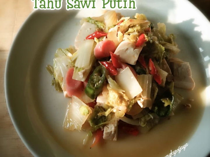 Cara Gampang Membuat Resep Tumis tahu sawi putih yang Menggugah Selera Anti Ribet, Lezat Sekali
